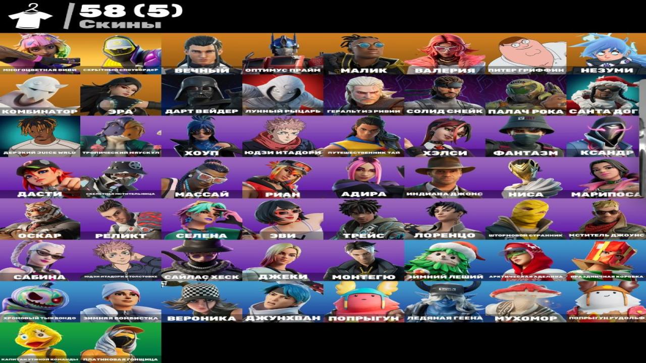 Diverse Collection of 58 Skins for Battle Royale on PC 🎭🖥