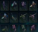 Platinum Level 127 Account with 58 Champions and 62 Skins