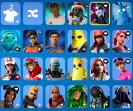 Diverse Fortnite Collection with 76 Unique Skins 🎭🖥