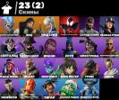 Diverse Fortnite Collection with 23 Unique Skins 🎭🖥