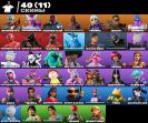 Diverse Fortnite Collection with 40 Unique Skins 🎭🖥