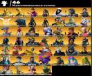 Diverse Collection of 155 Unique Skins for Battle Royale on PC