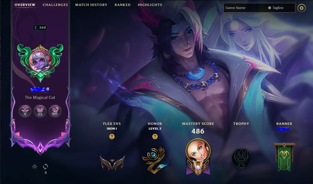 EUNE】👑 Iron 4 🚀Level 360 💸228 Skin ✨ 26k BE 🏆 All Champions 🌈 Honor 3 ✨No Ban 💞 Unverified Email 💎 Instant Delivery