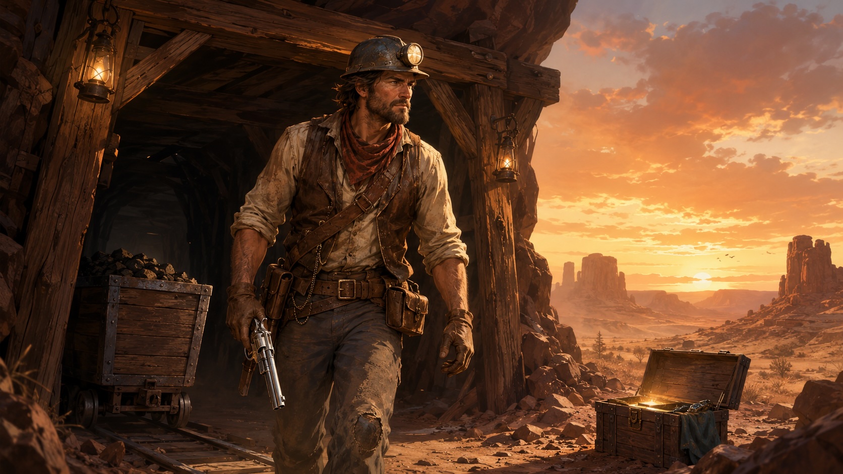 Бесплатный пролог Wild West Miner Simulator доступен в Steam