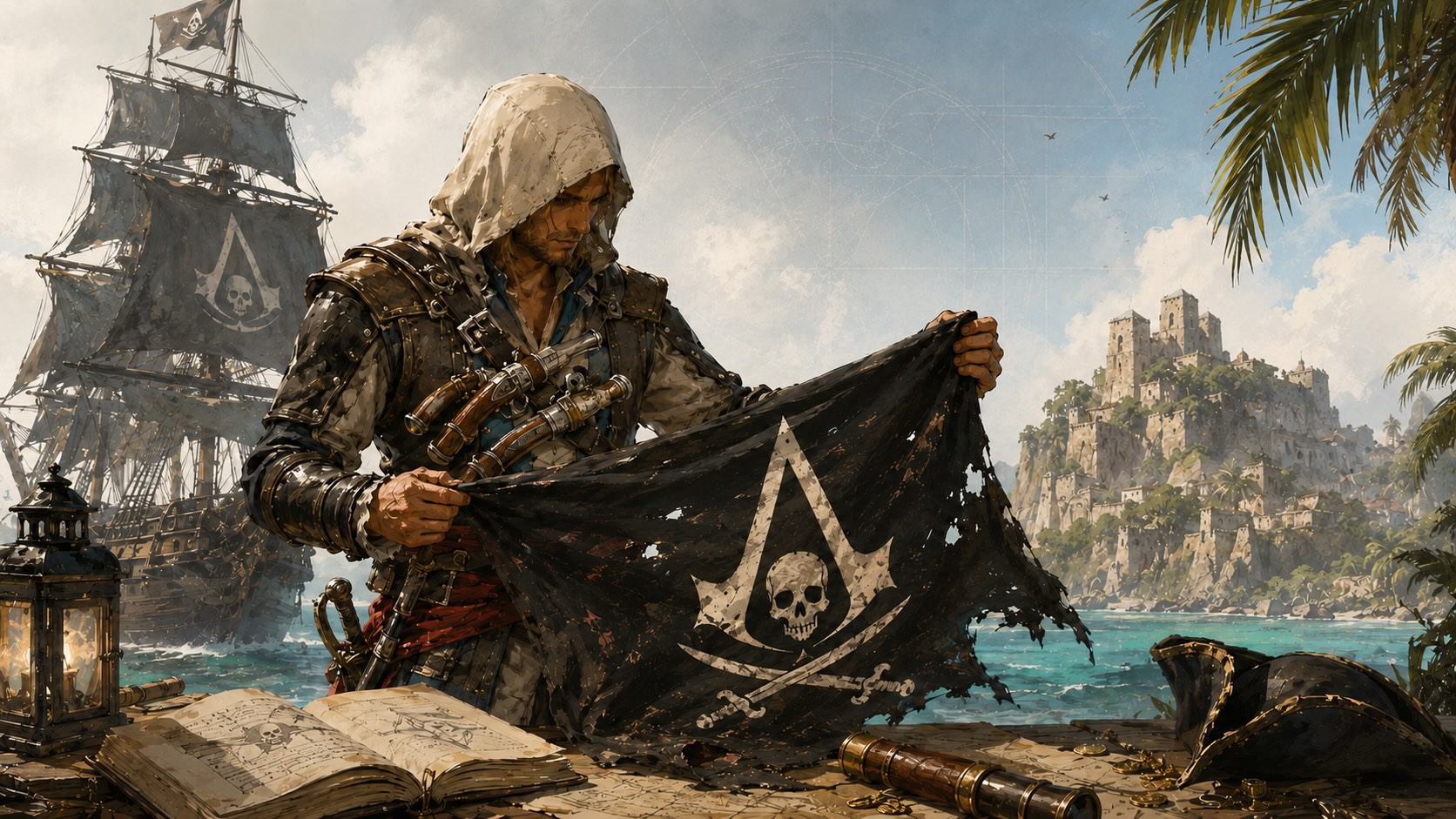 Историк о флагах пиратов перед релизом AC Black Flag Resynced