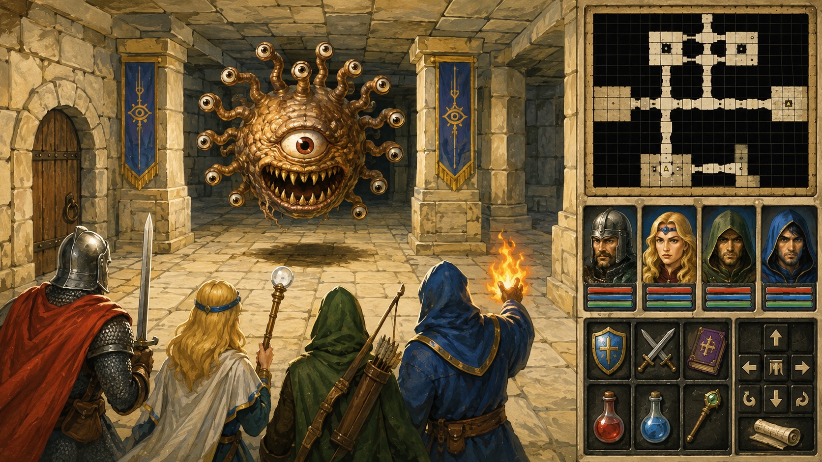 Создатель Diablo назвал концовку Eye of the Beholder худшей