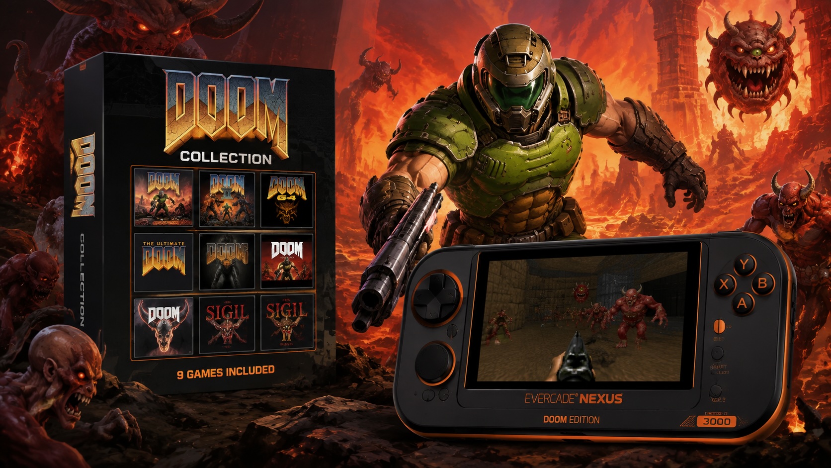 DOOM Collection и лимитированный Evercade Nexus — 3000 штук