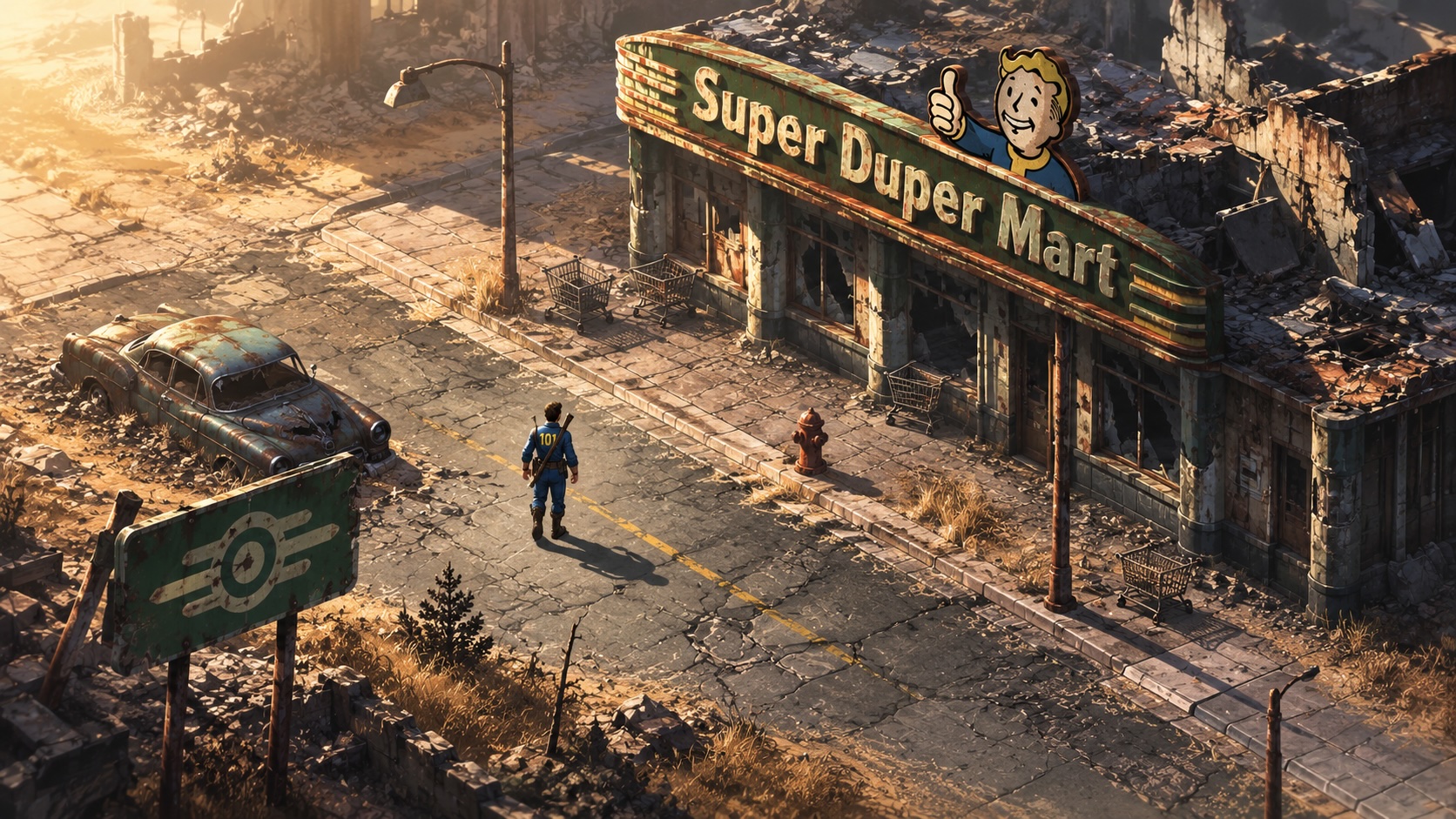 Пять локаций Fallout 3 перевели в триметрическую перспективу