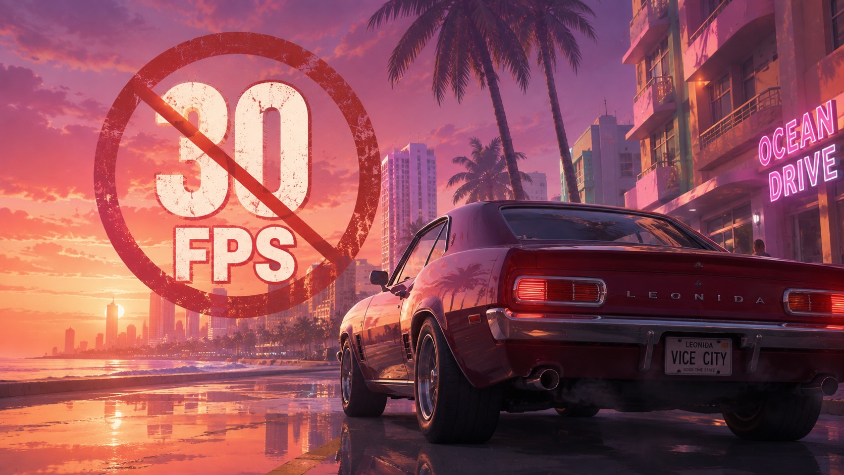 GTA 6 на PS5 и Xbox Series X/S стартует в 30 FPS