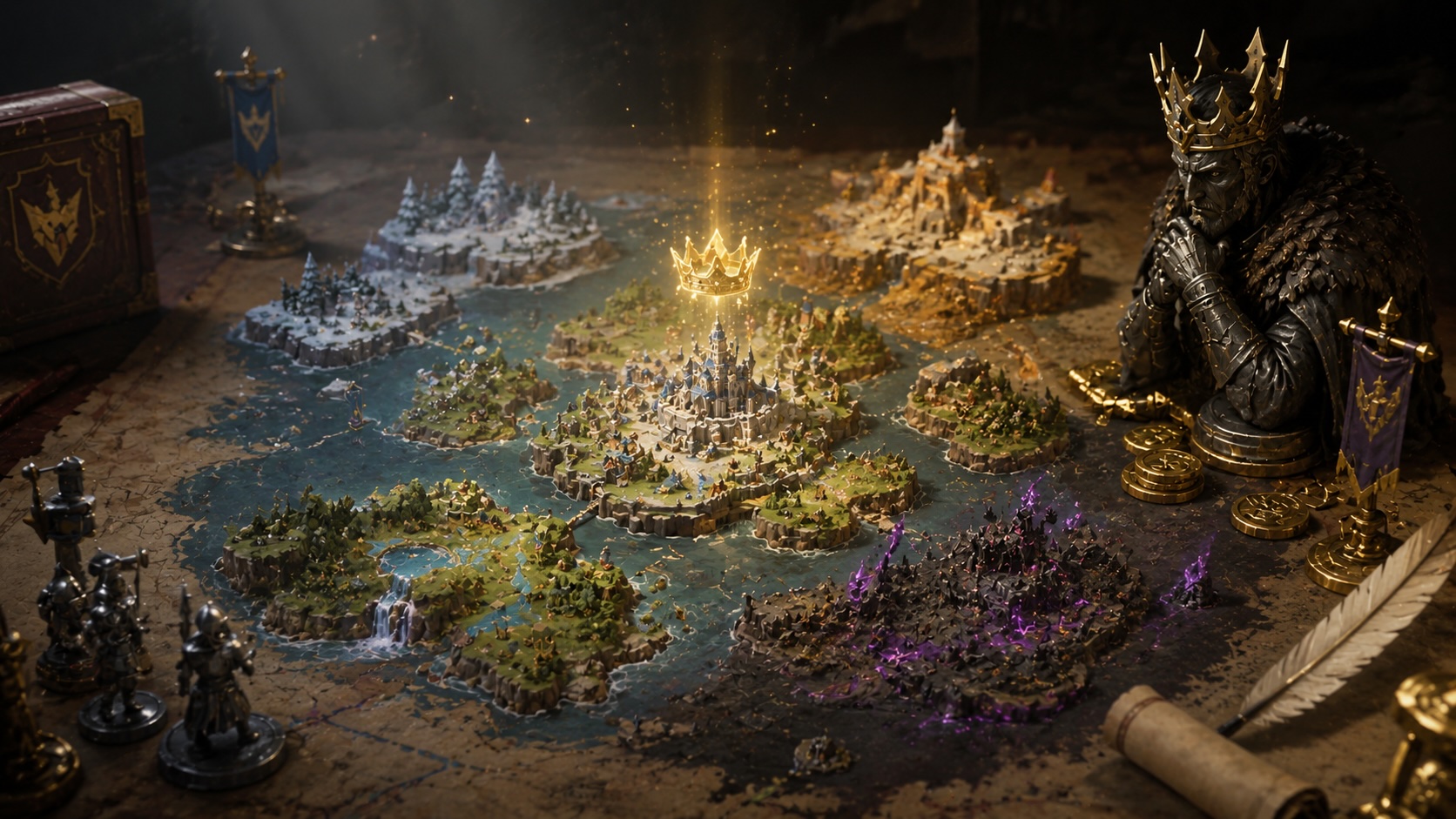 Анонсирована Kingdom III: процедурные острова и король Алчности