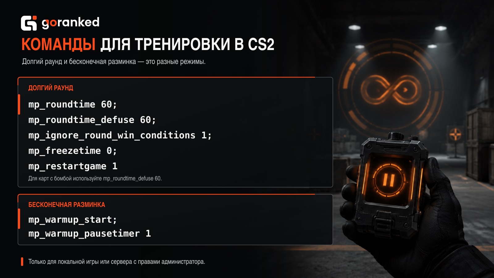 Основные команды в КС 2 - news.goranked