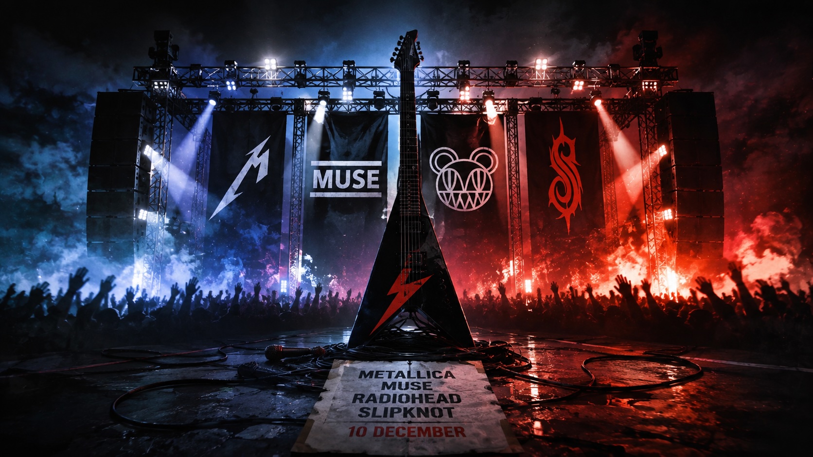 Игра Stage Tour выйдет 10 декабря с Metallica, Muse, Radiohead