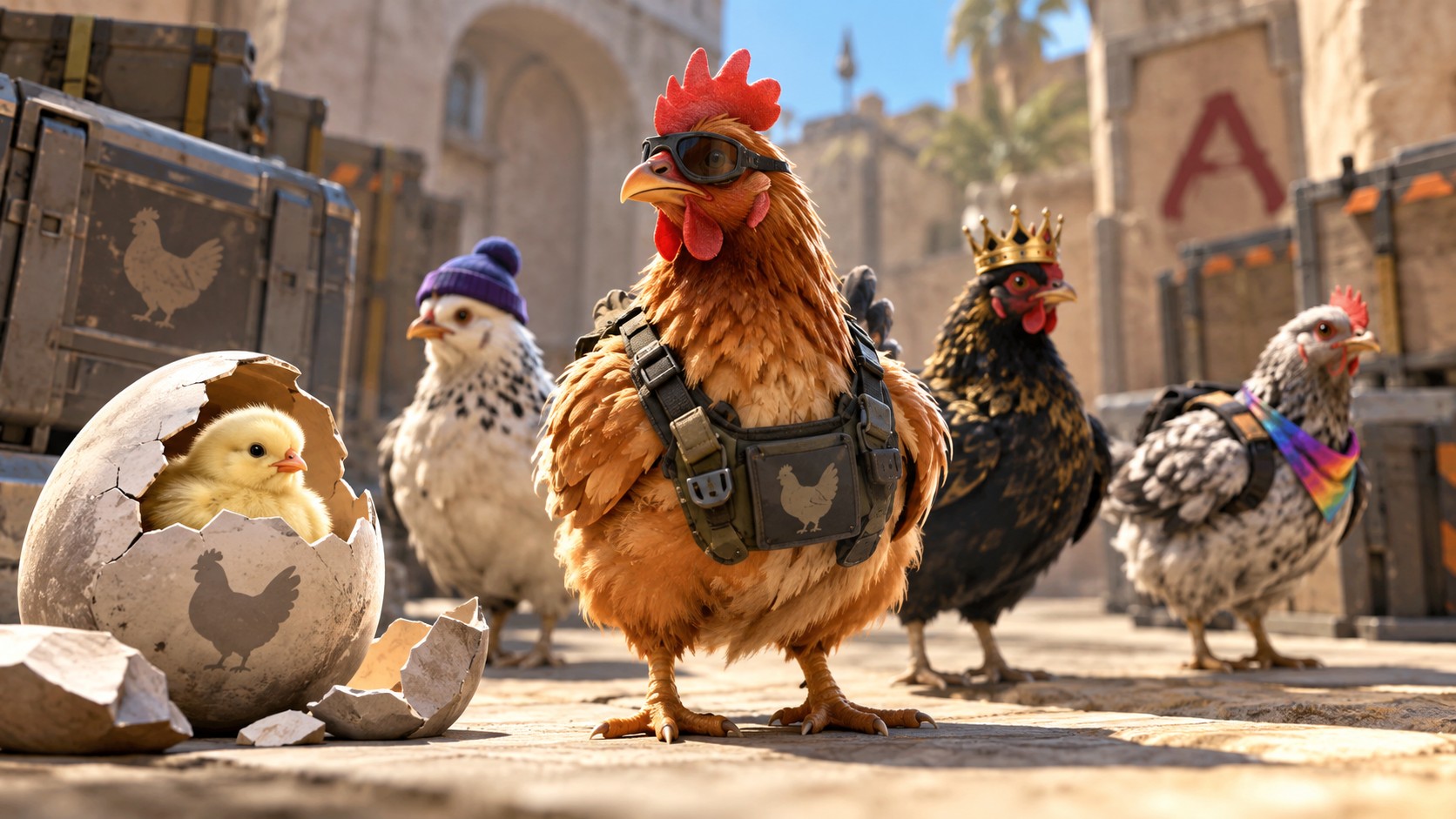 CS2 Chicken Pet: яйца, скины, породы и редкость