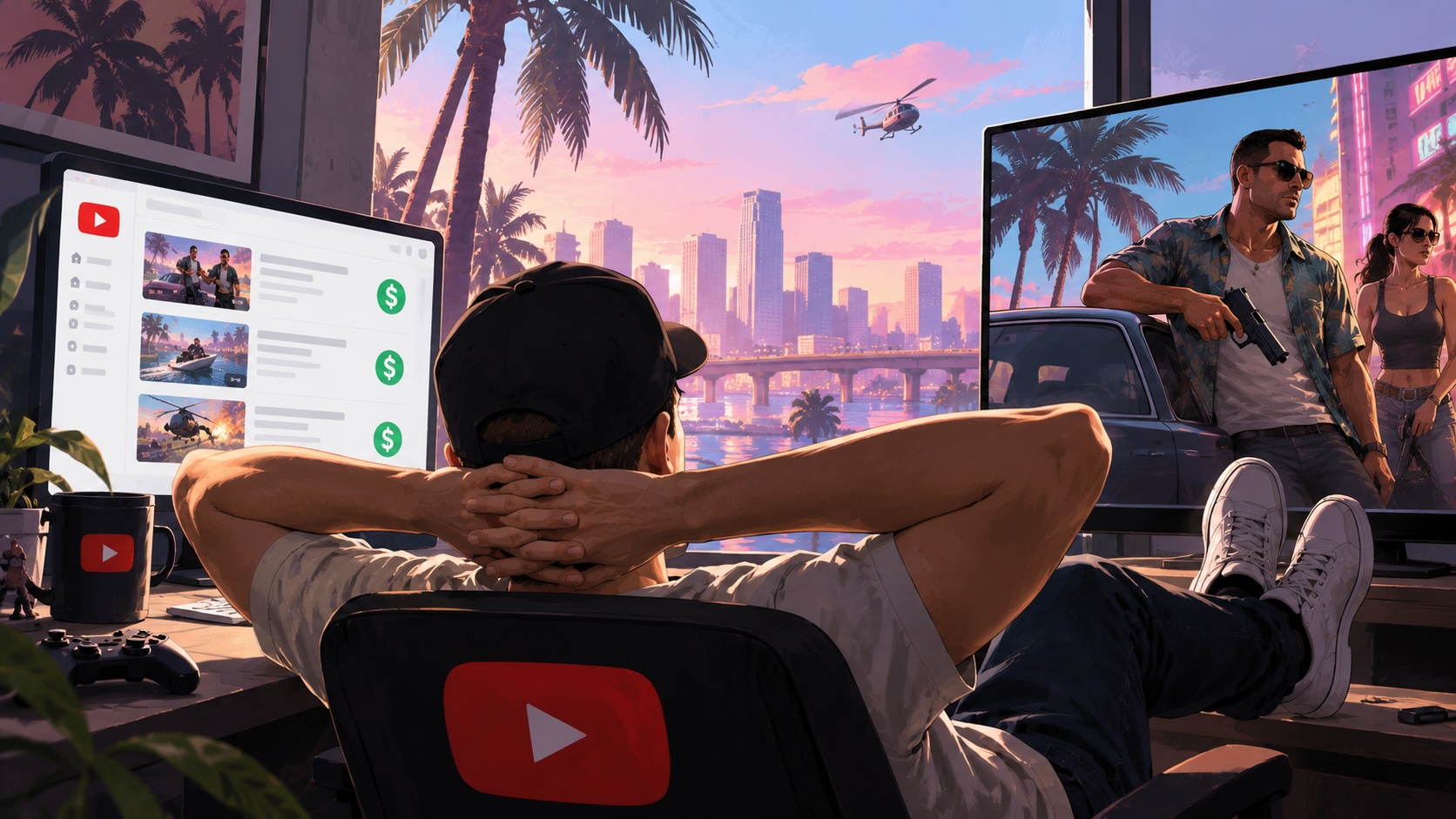 YouTube смягчил монетизацию насилия перед релизом GTA 6