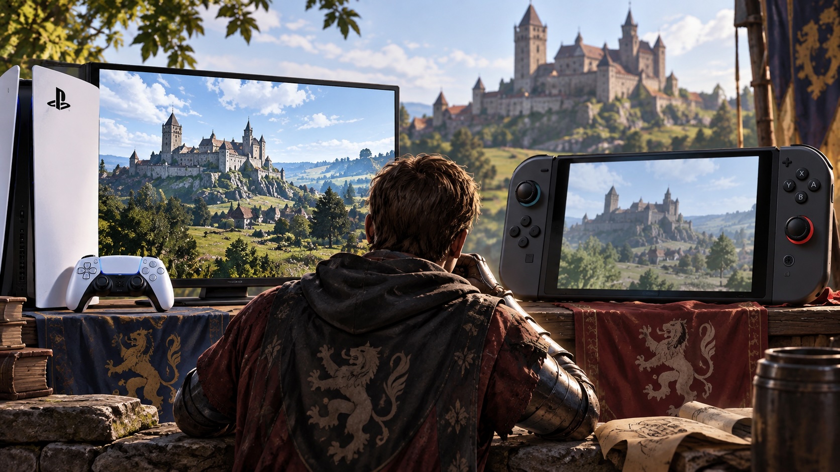 Как выглядит Kingdom Come 2 на PS5 и Nintendo Switch 2