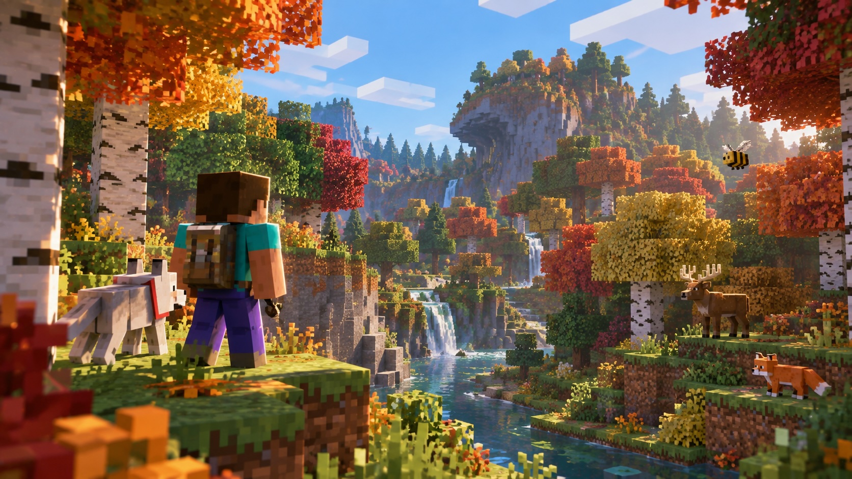 Minecraft — патч Wilderness Bound добавил Пёстрый лес