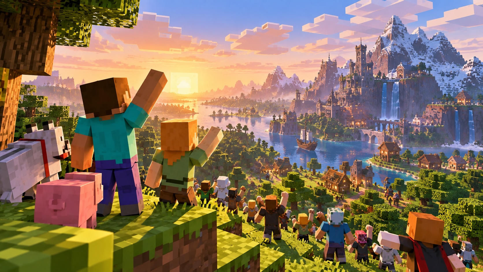 Minecraft привлекает 300 тысяч новых игроков в день