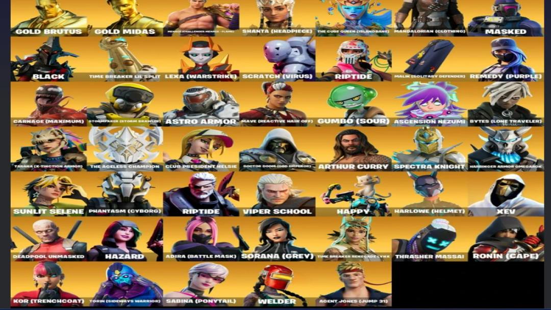 146 уникальных скинов для Battle Royale на ПК