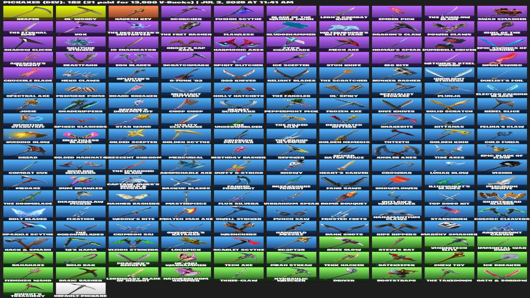Уникальный набор скинов для Battle Royale на ПК: 182 образа!