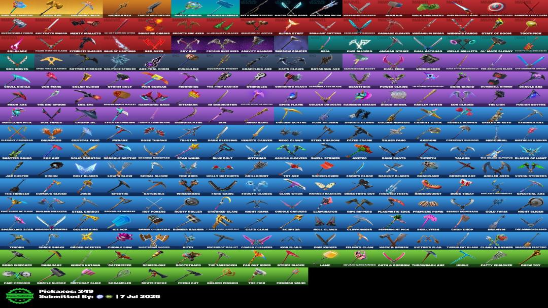 Уникальный аккаунт с 225 скинами для Battle Royale на ПК