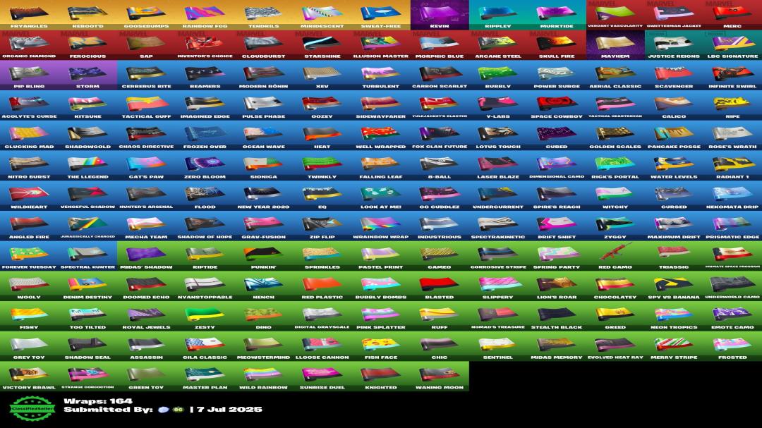 Уникальный аккаунт с 225 скинами для Battle Royale на ПК