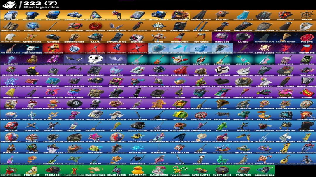 🎮 Продажа аккаунта Fortnite PC: 204 скина, 1 шт. в наличии! 🛡