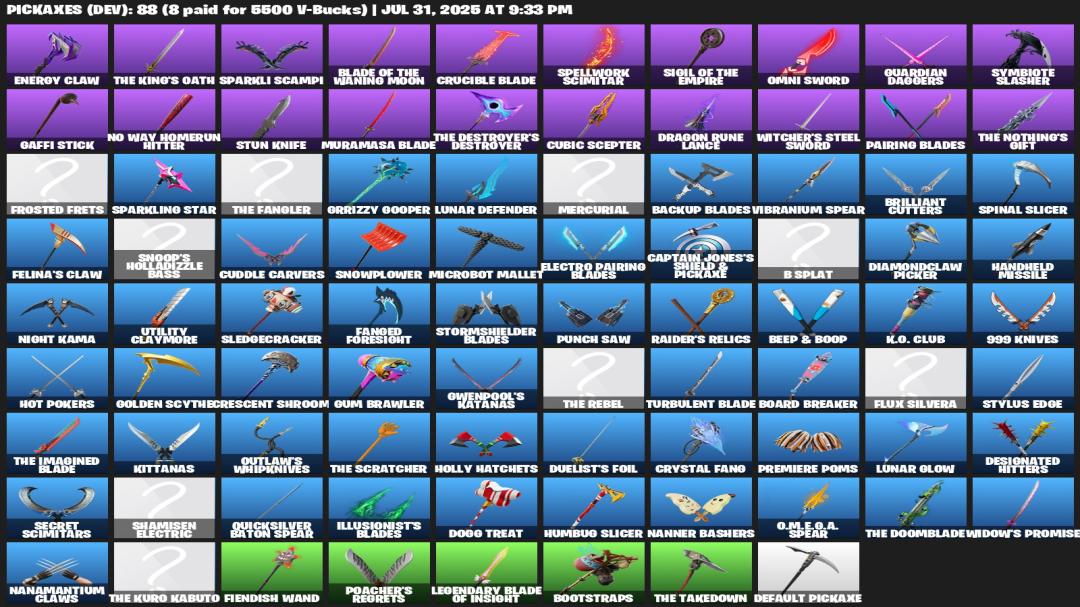 Уникальный аккаунт Fortnite с 70 скинами на ПК 🎭🖥