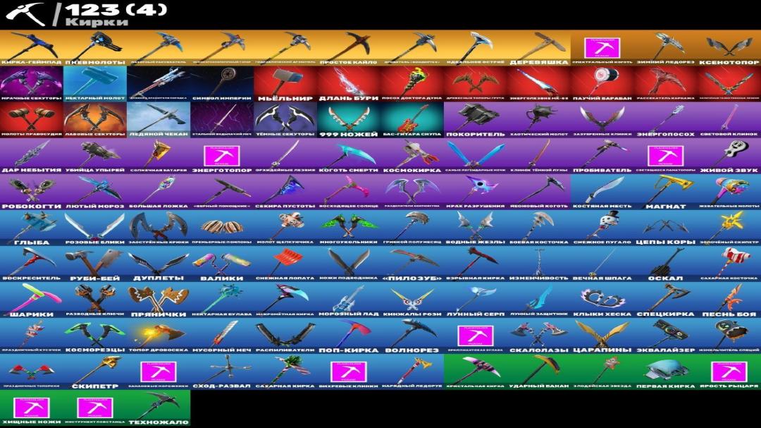 Большой выбор скинов для Battle Royale на ПК: 158 штук 🎭🖥