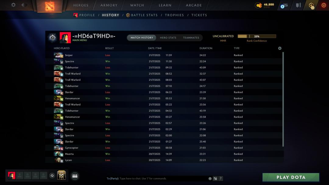 Рейтинг 660, 200 часов игры, высокая порядочность