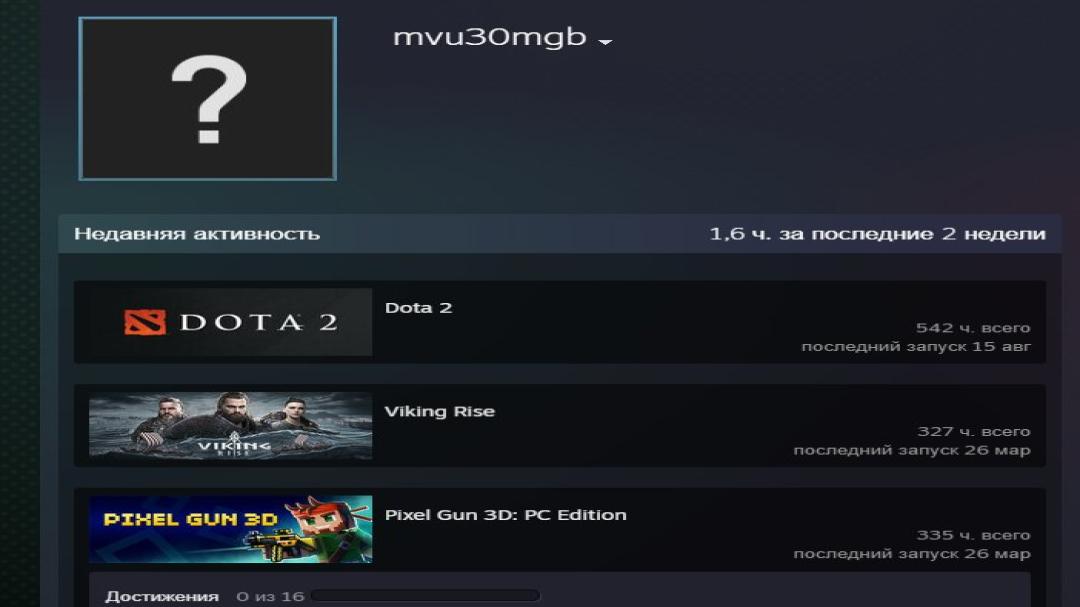 🏅 MMR 900 | 🕒 542 часа | 🛡 10812