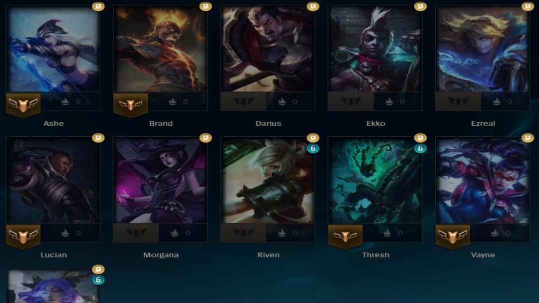 Уровень 30, 11 чемпионов на EU West, ранг Unranked