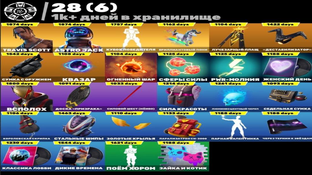 154 эксклюзивных скина в Fortnite на платформе PC 🎭🖥