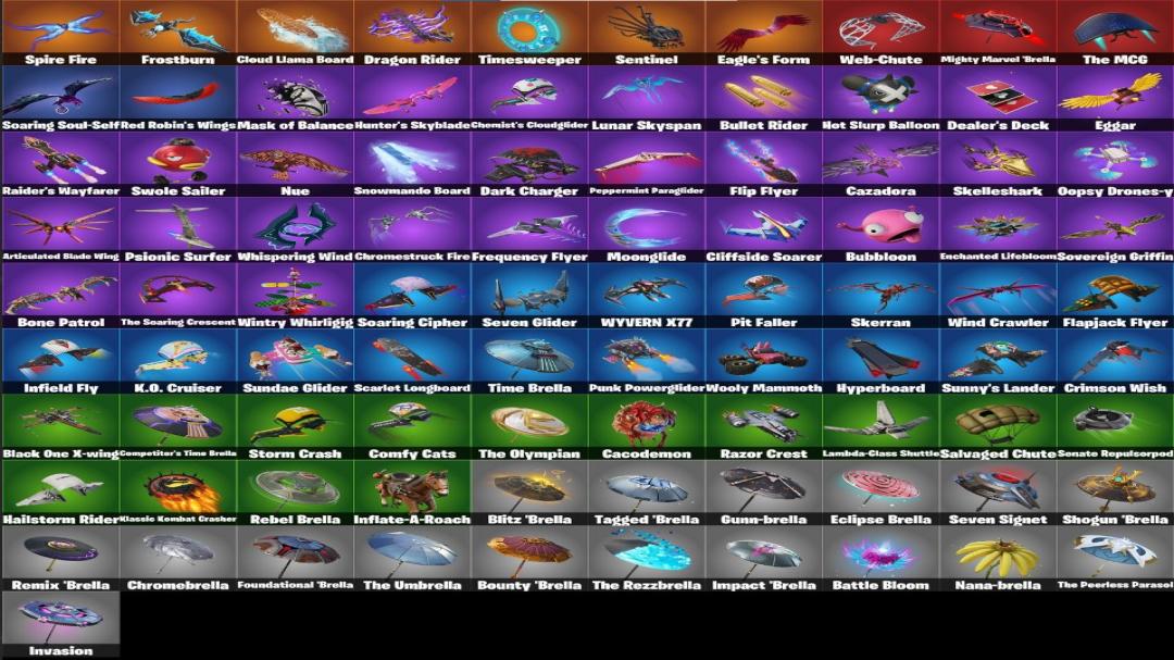 Разнообразие контента: 63 уникальных скина для Battle Royale на ПК