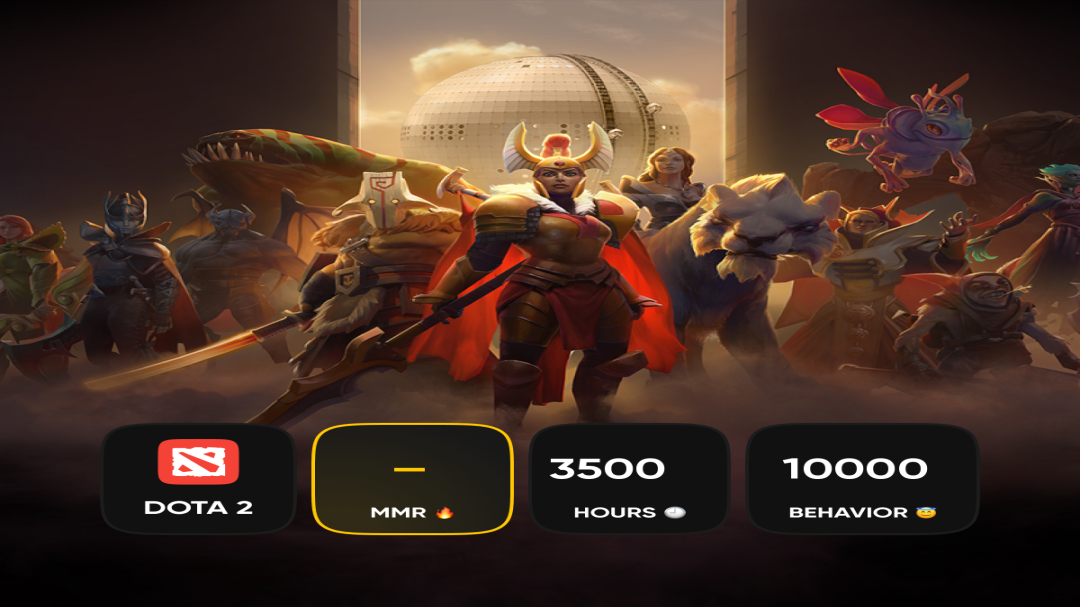 Рейтинг 10000 и 3500 часов игры в Dota 2