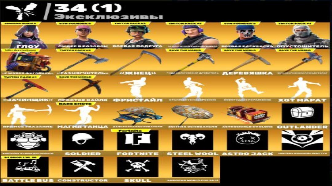 Уникальный набор скинов для Battle Royale на ПК - 86 штук!