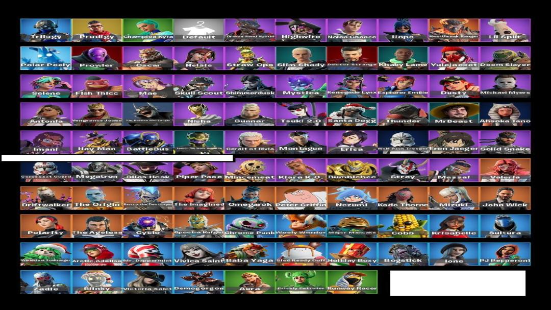 Большое количество скинов для Battle Royale на PC 🎭🖥