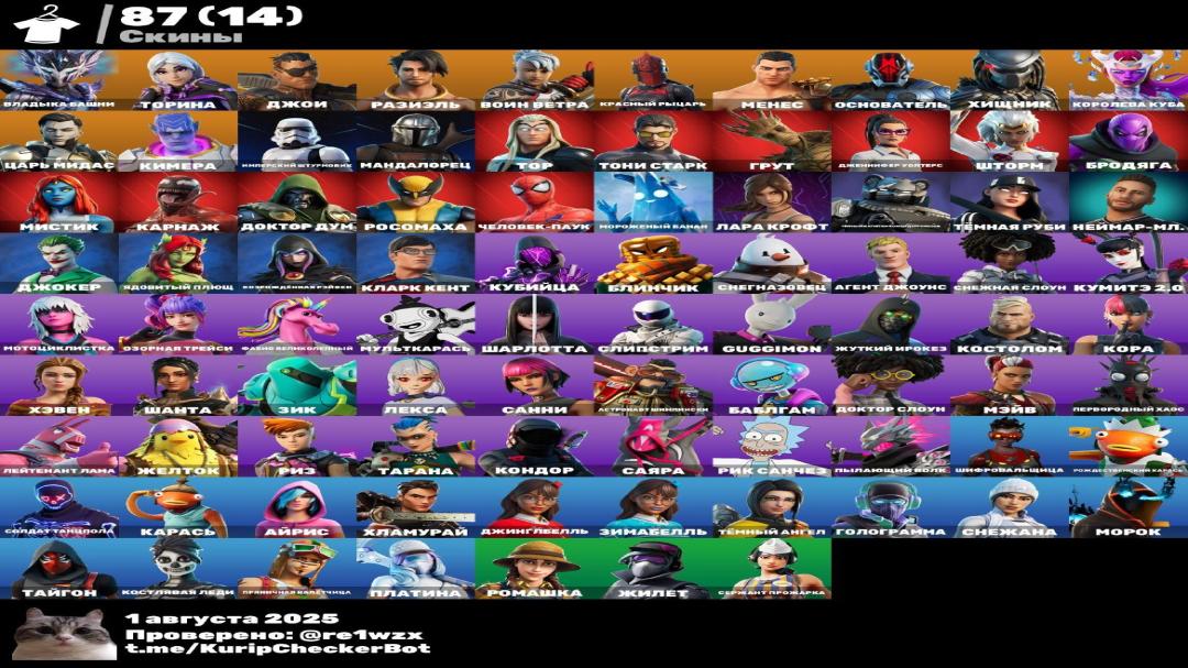 87 уникальных скинов для Battle Royale на PC 🎭🖥
