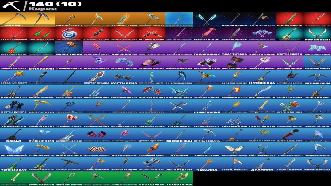 Уникальная коллекция из 101 скина для Battle Royale на ПК 🖥️🎭