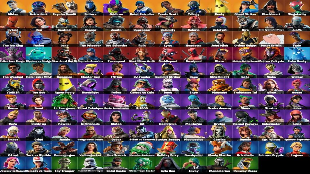 🎮 Продажа аккаунта Fortnite: 130 скинов, PC, Battle Royale ⭐️