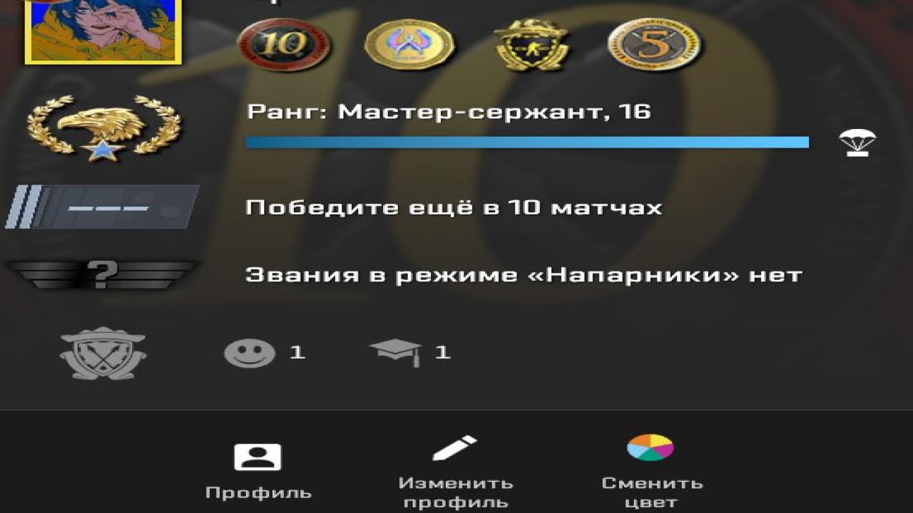 Prime аккаунт с рейтингом 1 и ELO 1 для FACEIT