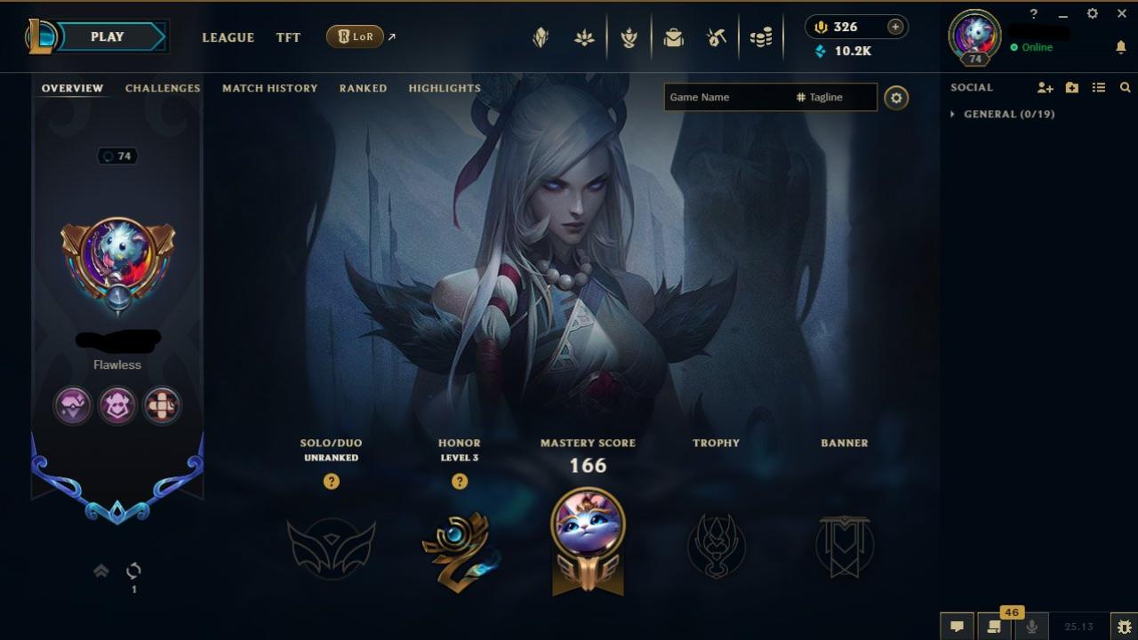 Аккаунт League of Legends: 45 чемпионов, 19 скинов, уровень 74 🎮