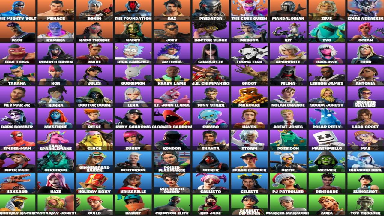 🎮 Продажа аккаунта Fortnite (PC) с 101 скином | Остался 1 шт. ✅