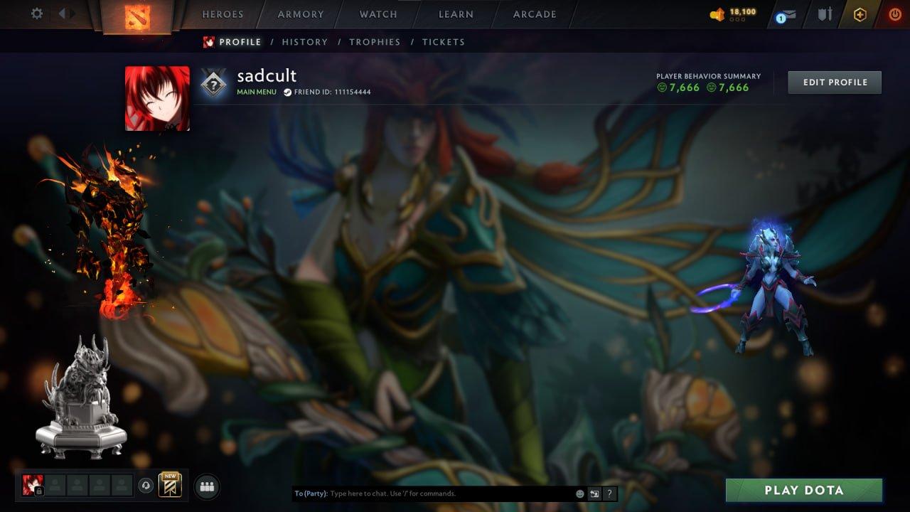 Высокий рейтинг 6300 MMR и 4300 часов игры