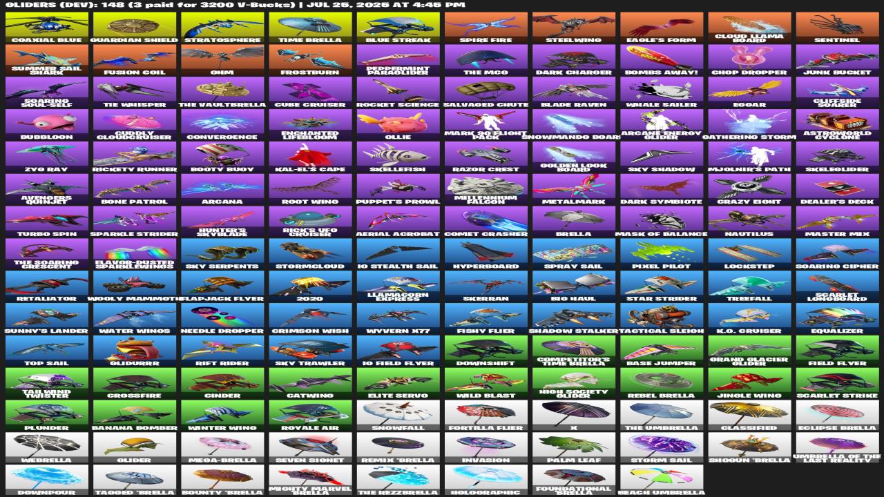 Fortnite Аккаунт: 183 скина 🎮 Battle Royale (PC) ✅