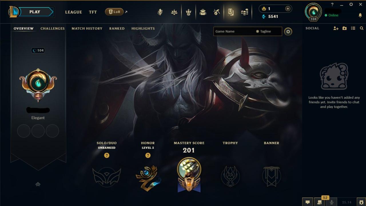 🎮 Аккаунт League of Legends | Уровень 104 | 51 чемпион | 11 скинов | Unranked 🛡
