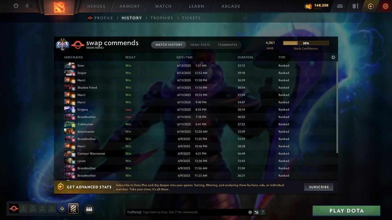 Аккаунт Dota 2 с рейтингом 4050, 4750 часов игры, высокая порядочность