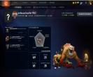 Высокий рейтинг 7124 с 664 часами игры в Dota 2