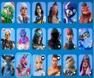Множество уникальных скинов в Battle Royale на ПК