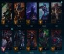 Игровой профиль на EU West: 132 уровень, 114 чемпионов, 42 скина
