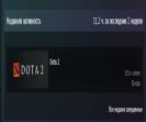 🏆 Dota 2 аккаунт с MMR 1, 10612 порядочности, 163 часов 🎮
